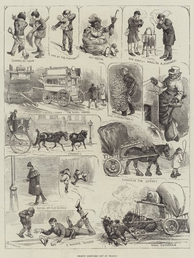 Mroźne szkice poza sezonem autorstwa Alfred Courbould