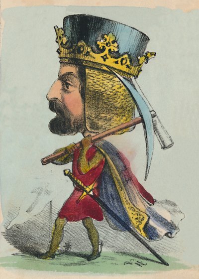 Ryszard I, 1856 autorstwa Alfred Crowquill