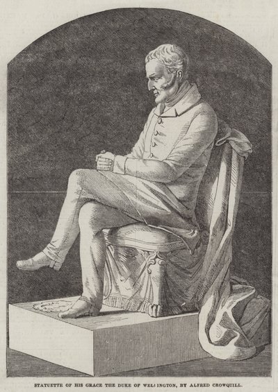 Statuetka Jego Wysokości Księcia Wellingtona autorstwa Alfred Crowquill