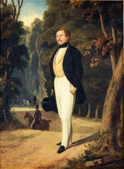 Portret Augustyna Grisiera 1791-1865 , c. 1840. autorstwa Alfred De Dreux