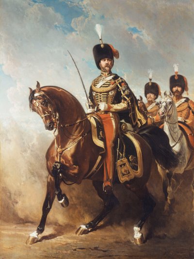 Portret generała Fleury na koniu, autorstwa Alfred Dedreux