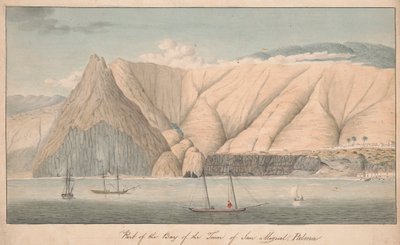 Część Zatoki Miasta San Miguel, La Palma autorstwa Alfred Diston