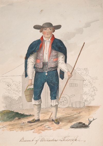 Wieśniak z Miradero na Teneryfie autorstwa Alfred Diston