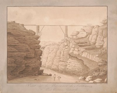 Zobacz w Barranco de Martianez, Port Orotava, Teneryfa, patrząc w kierunku południowym autorstwa Alfred Diston