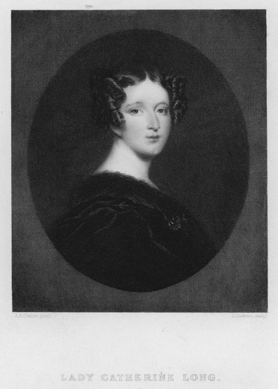 Lady Katarzyna Long (rycina) autorstwa Alfred Edward (after) Chalon