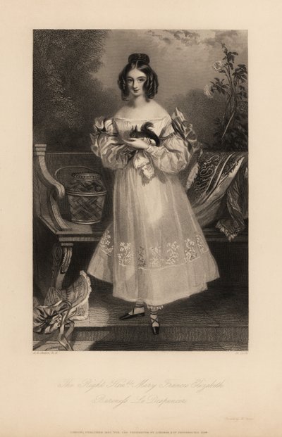 Mary Frances Elizabeth Stapleton autorstwa Alfred Edward (after) Chalon