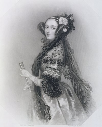 Augusta Ada King, hrabina Lovelace (1815-52), 1852 autorstwa Alfred Edward Chalon