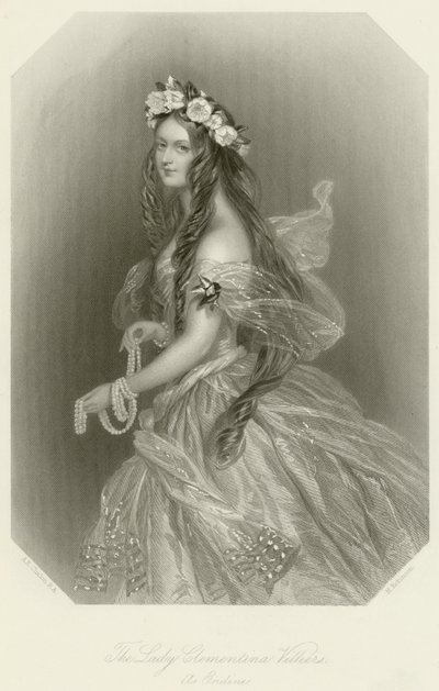 Lady Klementyna Villiers autorstwa Alfred Edward Chalon