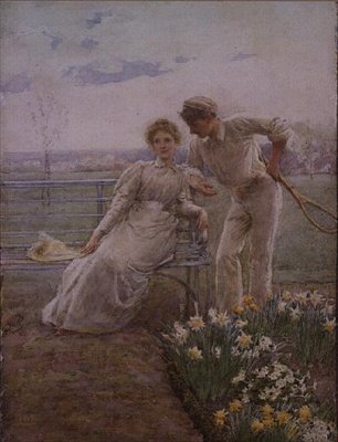 Romantyczna rozrywka autorstwa Alfred Edward Emslie