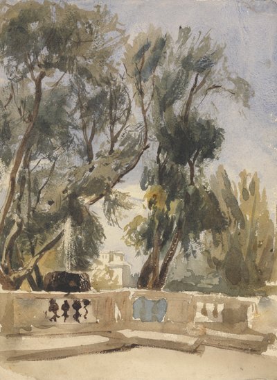 Taras autorstwa Alfred Elmore