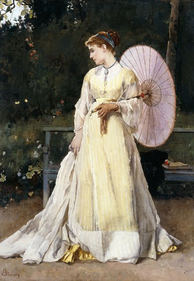 W kraju autorstwa Alfred Emile Stevens