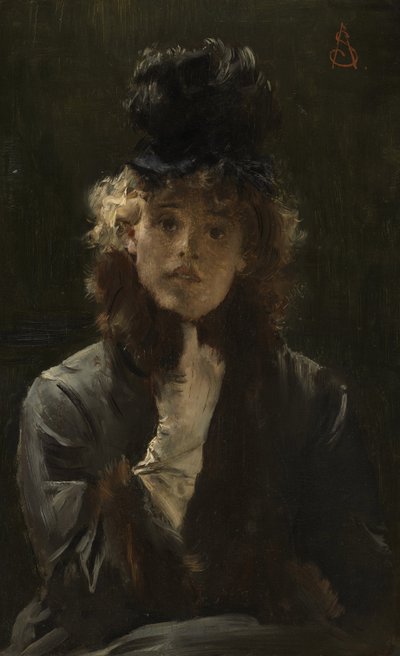 Sfinks paryski, ok.1880 autorstwa Alfred Emile Stevens