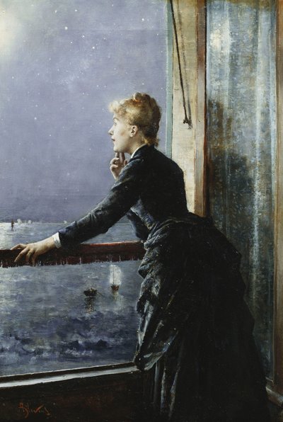 Droga Mleczna; Droga Mleczna, ok.1885 autorstwa Alfred Emile Stevens