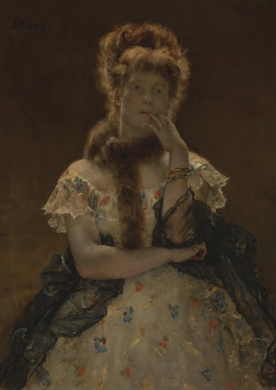 Paryski Sfinks autorstwa Alfred Emile Stevens