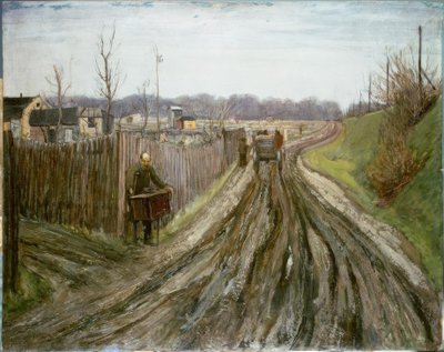 Leierkastenmann autorstwa Alfred Frank