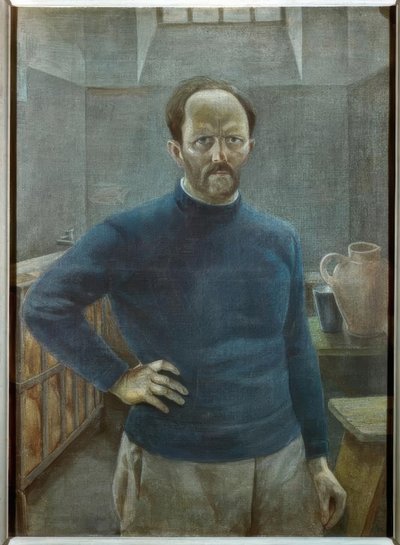 Autoportret w więzieniu autorstwa Alfred Frank