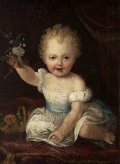 Trzeci Lord de Tabley, w wieku dwóch lat, c.1837 autorstwa Alfred Emile Stevens