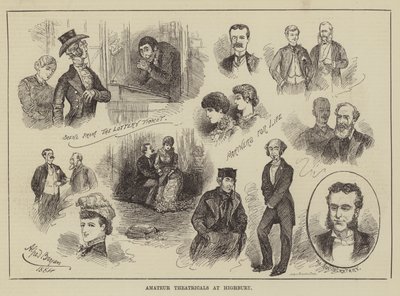 Teatry amatorskie w Highbury autorstwa Alfred Gish Bryan