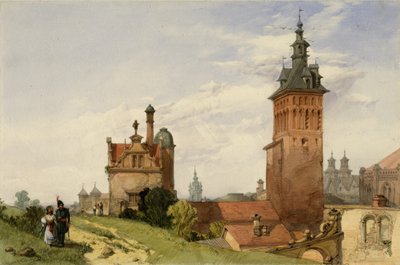 Widok pod Moskwą, 1836 (wc na papierze) autorstwa Alfred Gomersal Vickers