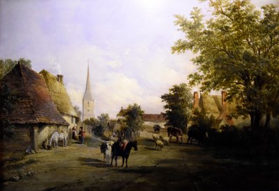 Alfred Vickers (1810-1837) Wioska Hever - zamek Hever 8-05-2017 11-45-48 autorstwa Alfred Gomersal Vickers