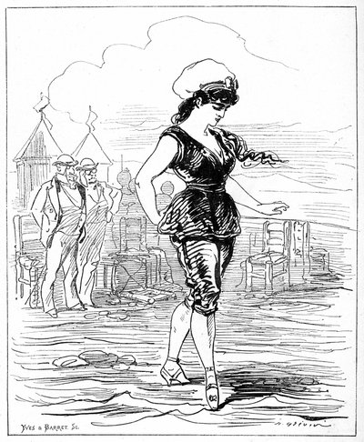 Ilustracja do filmu "Duch kobiet" autorstwa Alfred Grevin