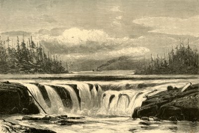 „Upadki Willamette”, 1872. autorstwa Alfred Harral