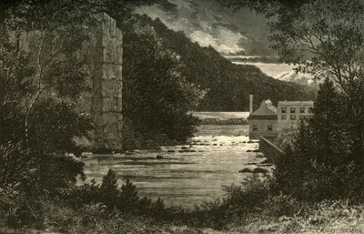 „Passaic poniżej wodospadu”, 1874. autorstwa Alfred Harral