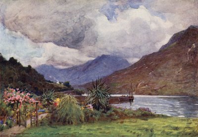 Ogród w Leenane, Connemara autorstwa Alfred Heaton Cooper