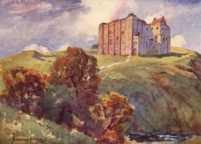 Powstanie zamku, Norfolk autorstwa Alfred Heaton Cooper
