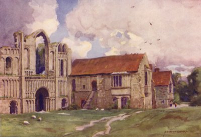 Klasztor Castleacre, Norfolk autorstwa Alfred Heaton Cooper