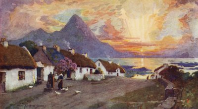Croagh Patrick i Clew Bay, Westport, hrabstwo Galway autorstwa Alfred Heaton Cooper