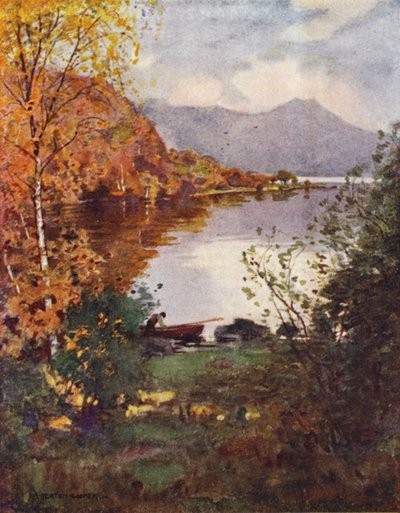 Wyspa Innisfallen, Killarney autorstwa Alfred Heaton Cooper