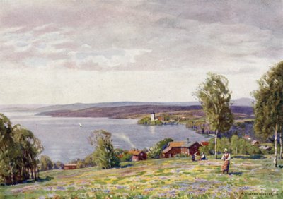 Jezioro Siljan autorstwa Alfred Heaton Cooper