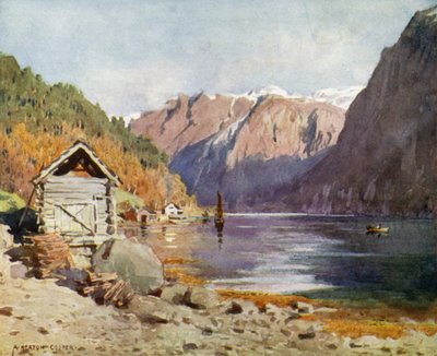 Osse fiord autorstwa Alfred Heaton Cooper