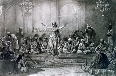 Taniec szabli, 1872 autorstwa Alfred Henri Darjou