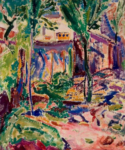 Krajobraz z Domem autorstwa Alfred Henry Maurer
