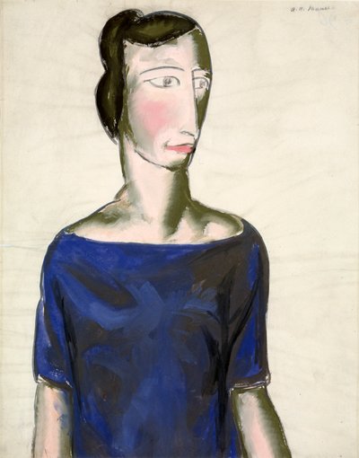 Portret dziewczynki, 1923. autorstwa Alfred Henry Maurer