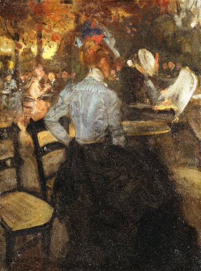 Kawiarnia, ok.1900 autorstwa Alfred Henry Maurer