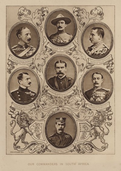 Dowódcy armii brytyjskiej w Afryce Południowej podczas wojny burskiej autorstwa Alfred Hugh Fisher