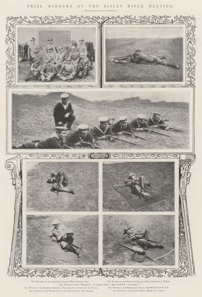 Zdobywcy nagród na Bisley Rifle Meeting autorstwa Alfred Hugh Fisher