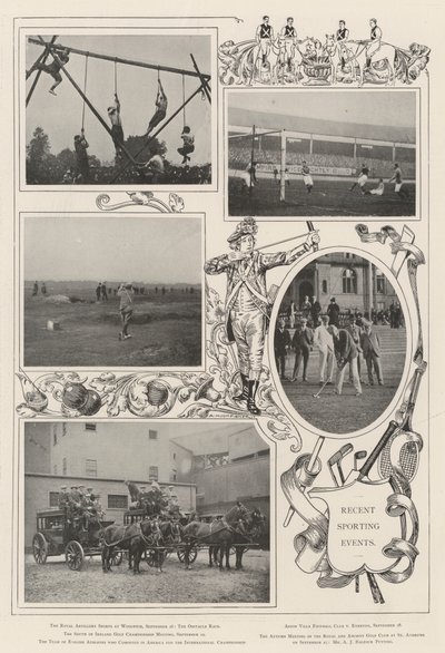 Ostatnie wydarzenia sportowe autorstwa Alfred Hugh Fisher