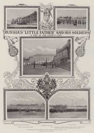 Mały ojciec Rosji i jego żołnierze autorstwa Alfred Hugh Fisher