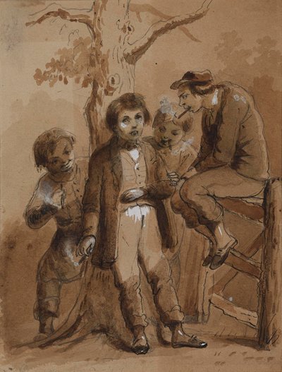 Pijany Sam autorstwa Alfred Jacob Miller