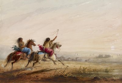 Indiańskie dziewczęta: wyścig autorstwa Alfred Jacob Miller