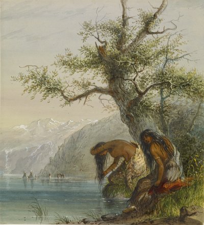Toaleta Indianina autorstwa Alfred Jacob Miller