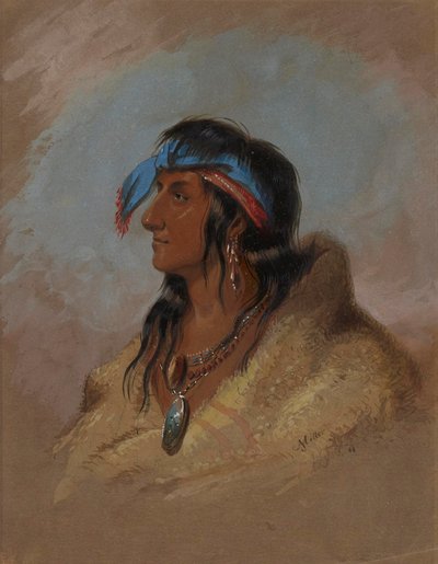 White Plume autorstwa Alfred Jacob Miller