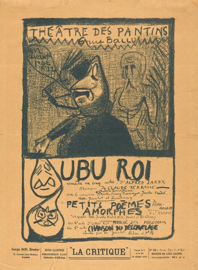 Król Ubu; Małe wierszyki amorficzne autorstwa Alfred Jarry