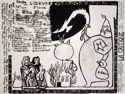 Król Ubu. 1896 (plakat) autorstwa Alfred Jarry