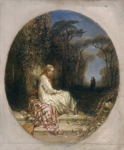 „Nigdy nie powiedziała swojej miłości”, 1825-1892 autorstwa Alfred Joseph Woolmer