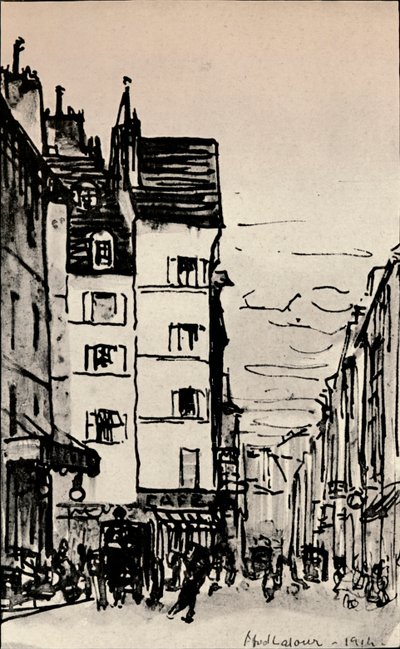 „Ulica Sekwany”, 1915 autorstwa Alfred Latour